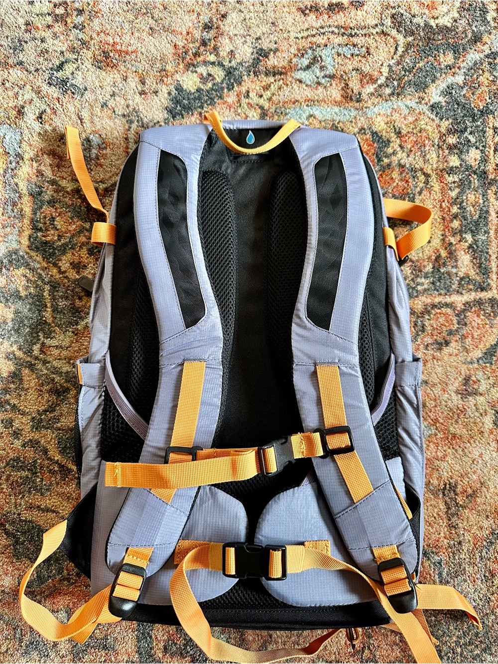 Eddie Bauer Purple and Orange Daypack Backpack - Picture 2 of 7